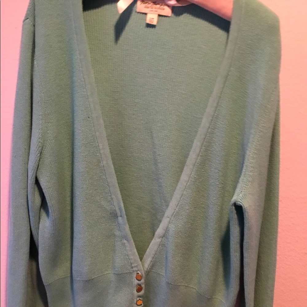 Button down sweater